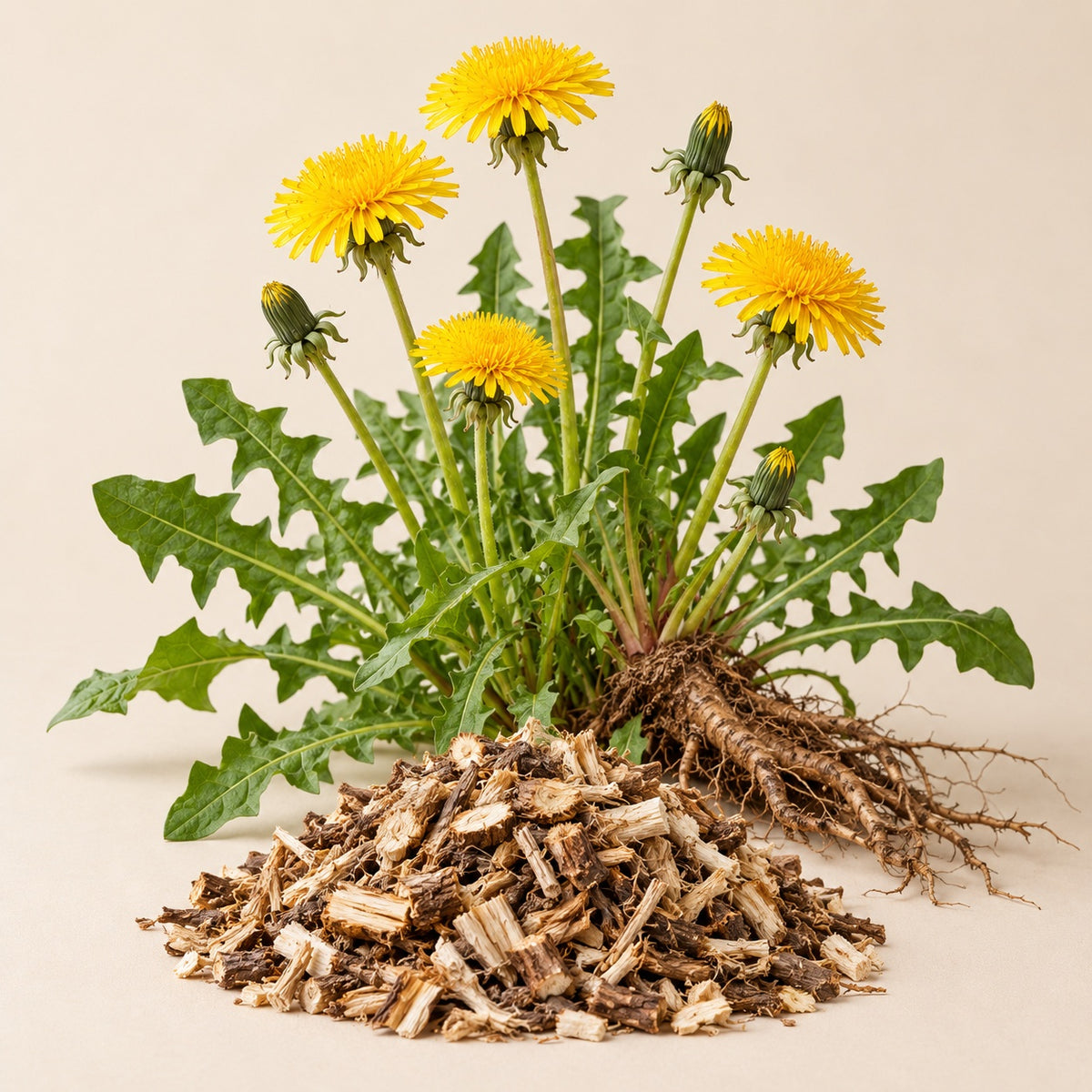 Dandelion Tea Bag Cut