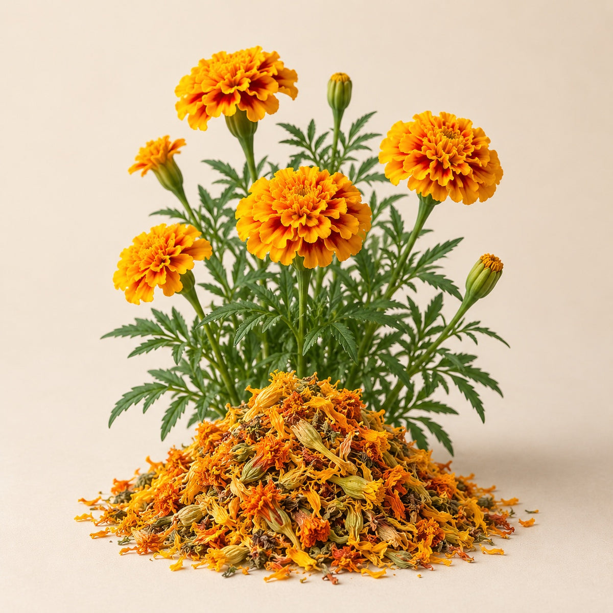 Marigold Flower Tea Bag Cut