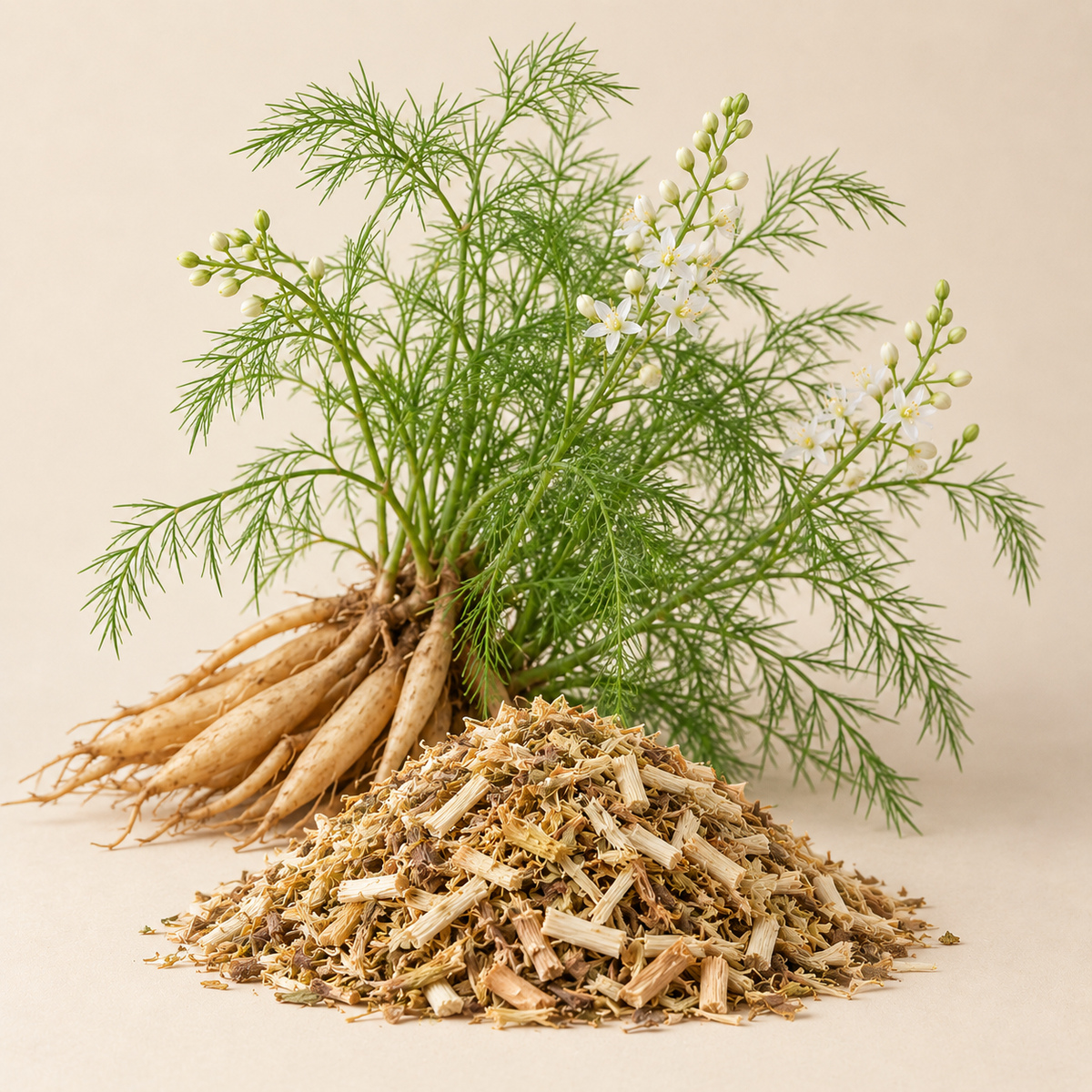 Shatavari Root Tea Bag Cut