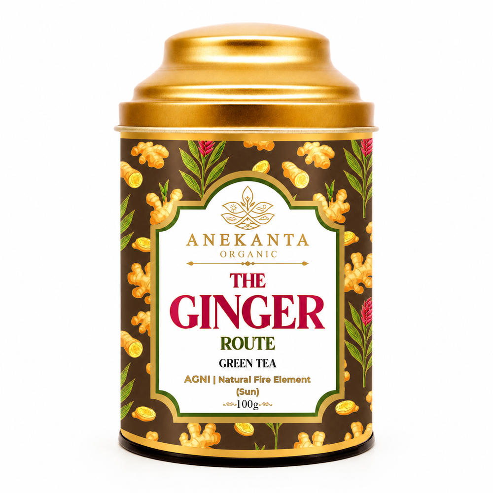 Ginger Green Tea - THE GINGER ROUTE