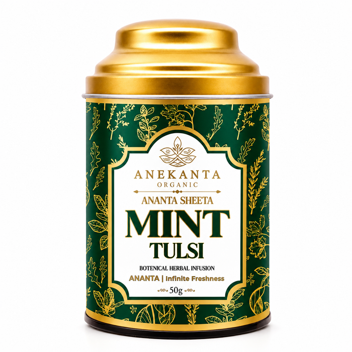 Mint & Three Tulsi Botanical Infusion - ANANTA SHEETA