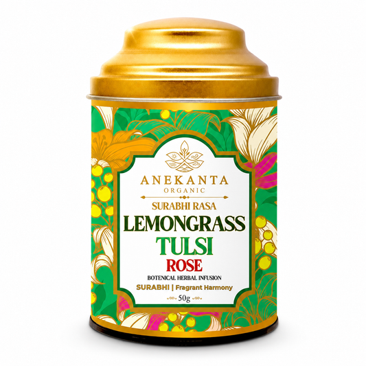 Lemongrass, Tulsi & Rose Botanical Infusion - SURABHI RASA