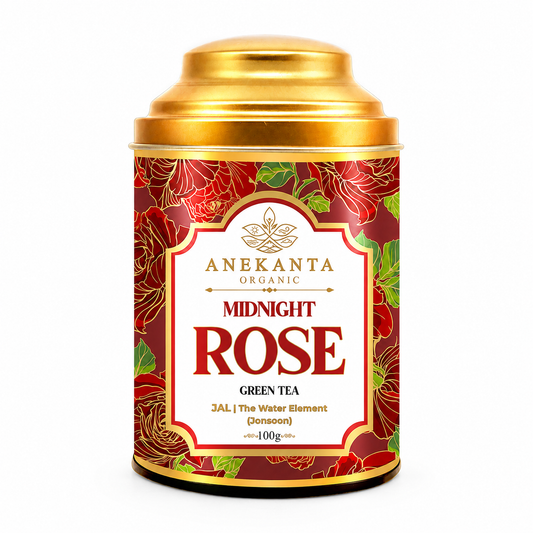 Rose Petal Green Tea - MIDNIGHT ROSE