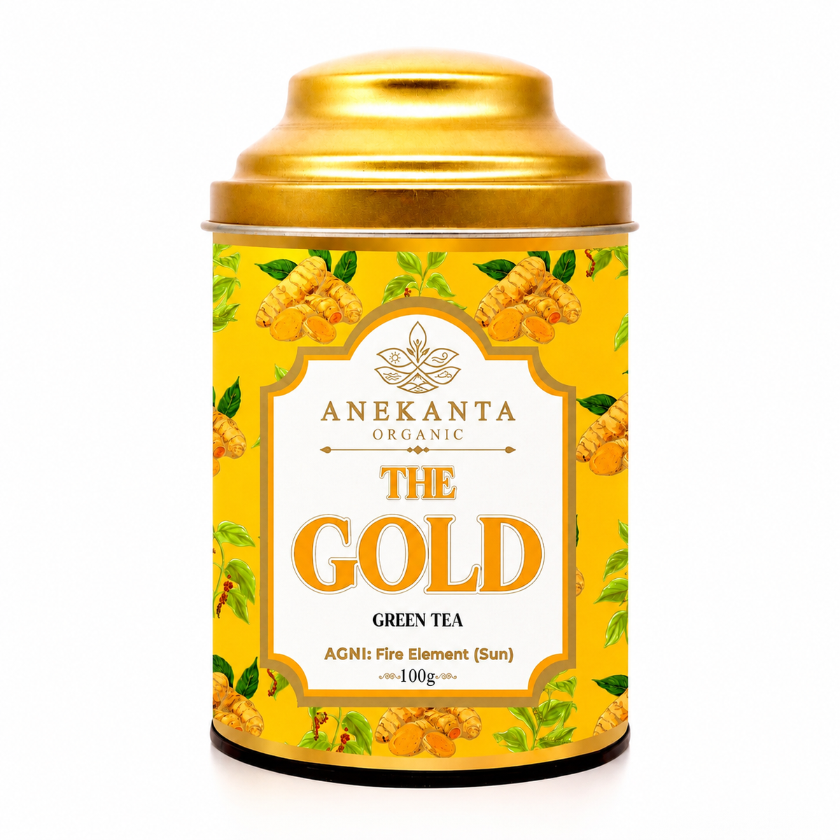 Turmeric, Ginger & Tulsi Green Tea - GOLDEN RESERVE