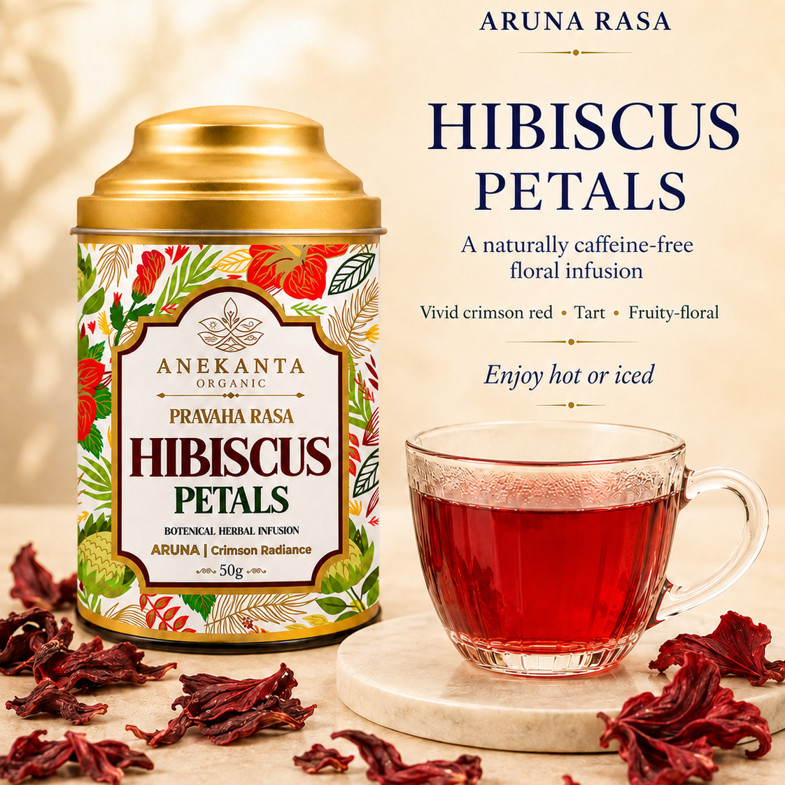 Pure Hibiscus Petal Infusion - ARUNA RASA