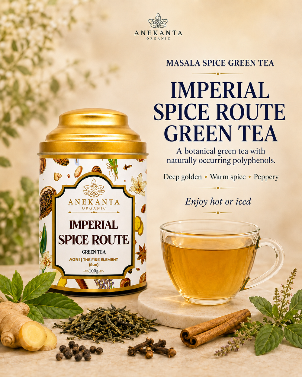 Masala Spice Green Tea - IMPERIAL SPICE ROUTE
