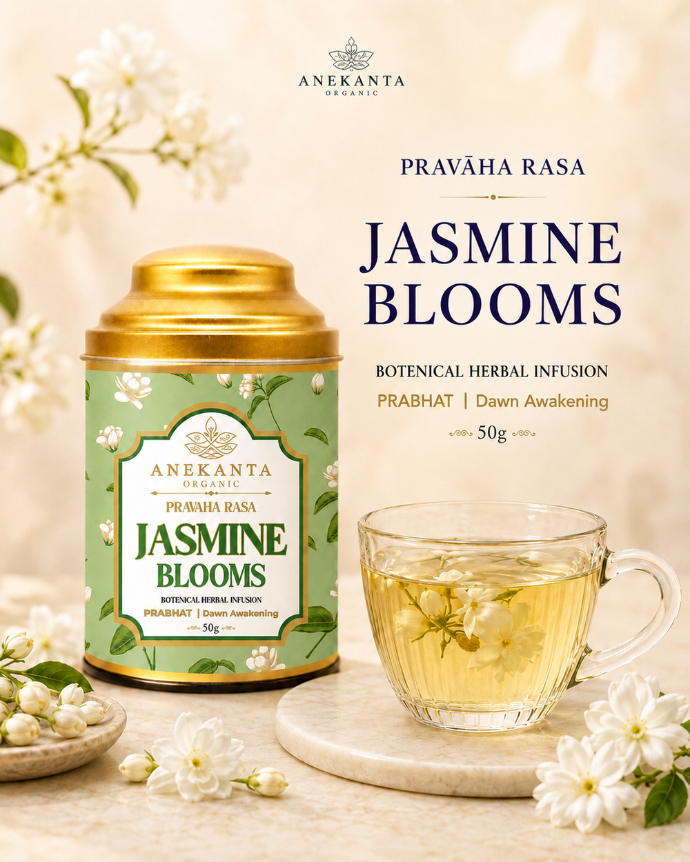 Pure Jasmine Flower Infusion - PRAVĀHA RASA