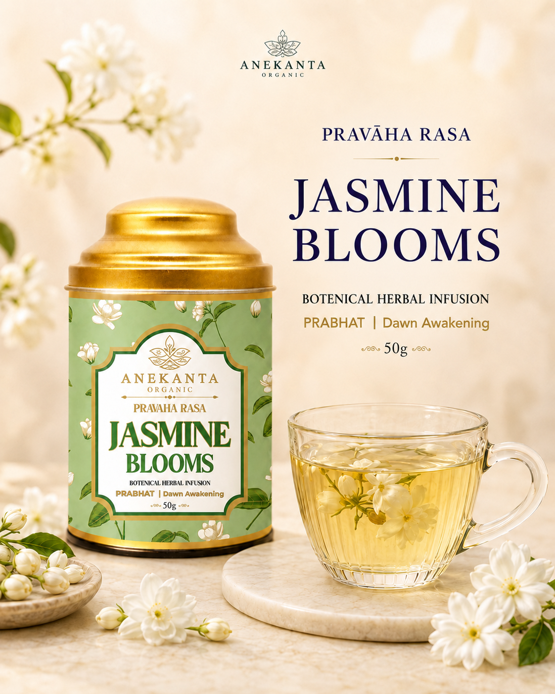 Pure Jasmine Flower Infusion - PRAVĀHA RASA