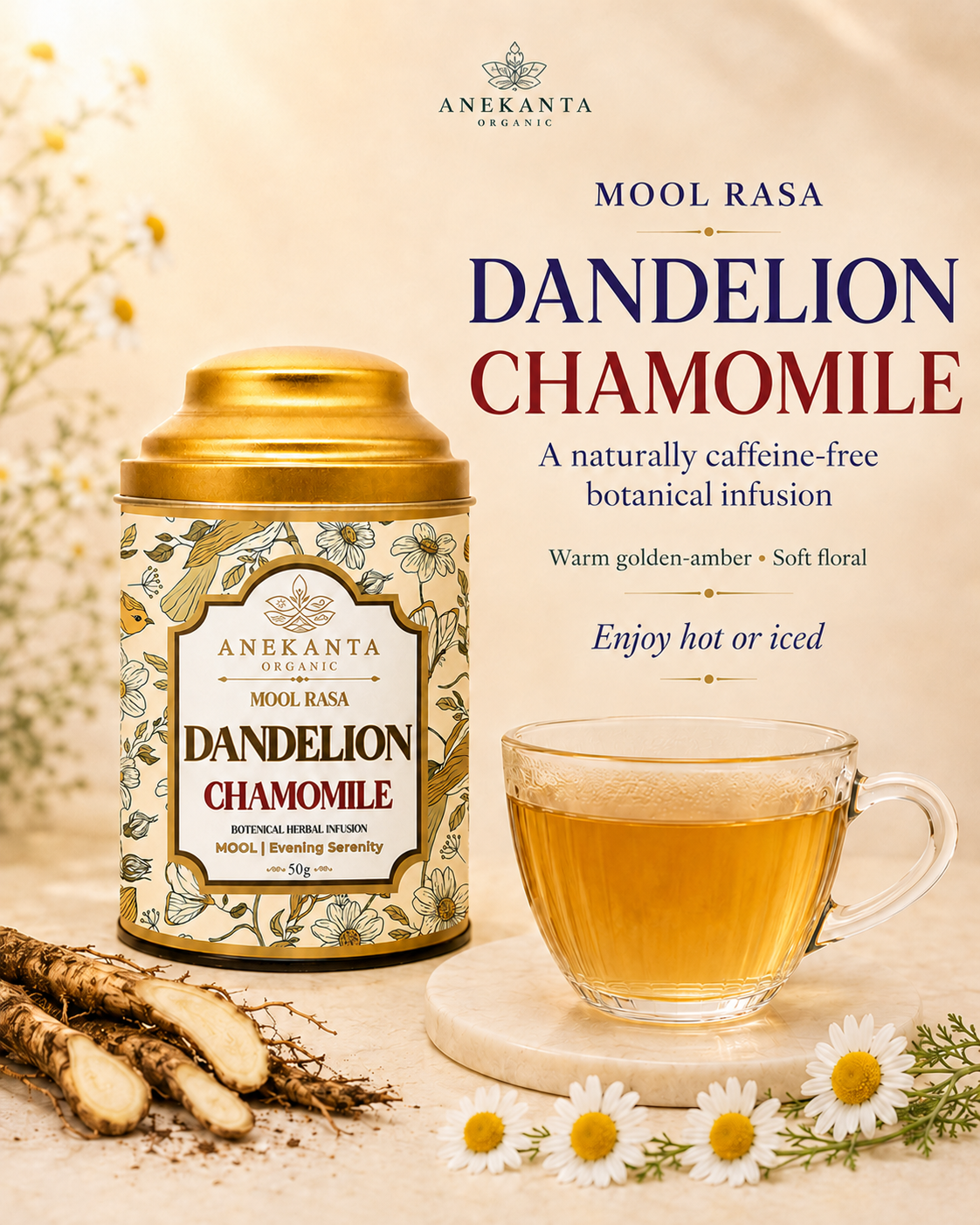 Dandelion & Chamomile Botanical Infusion - MOOL RASA