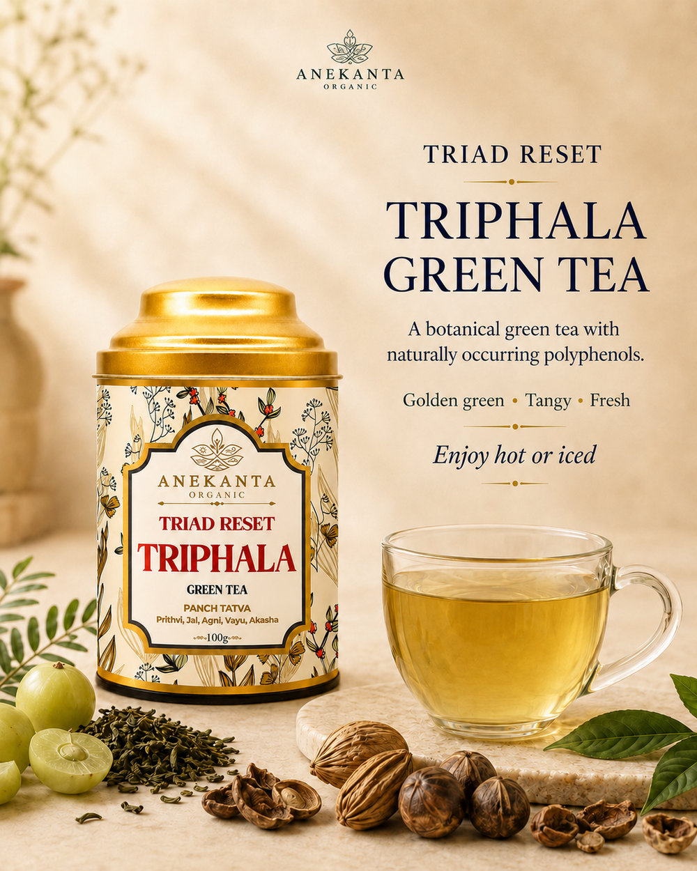 Triphala Green Tea - TRIAD RESET