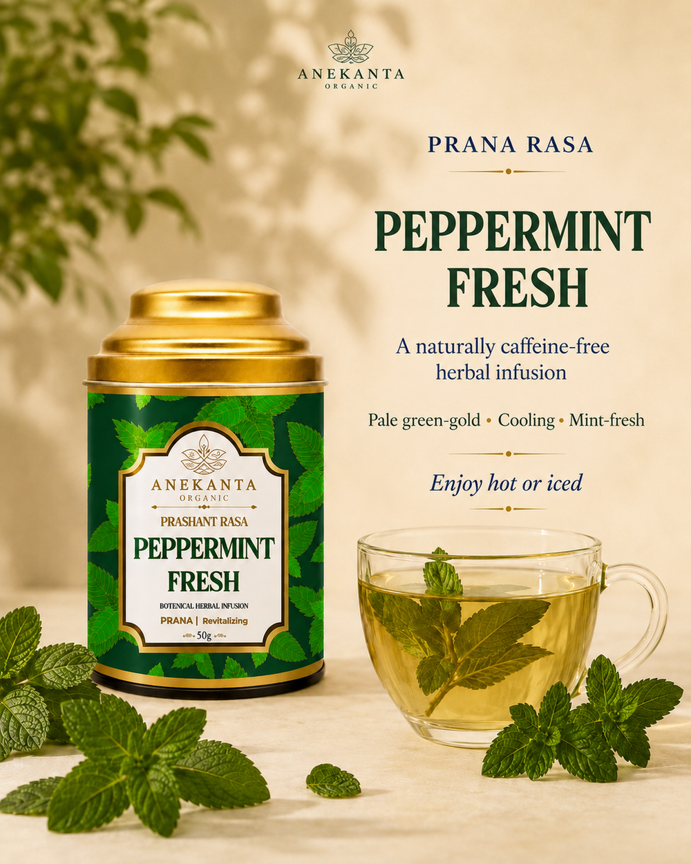 Pure Peppermint Leaf Infusion - PRANA RASA