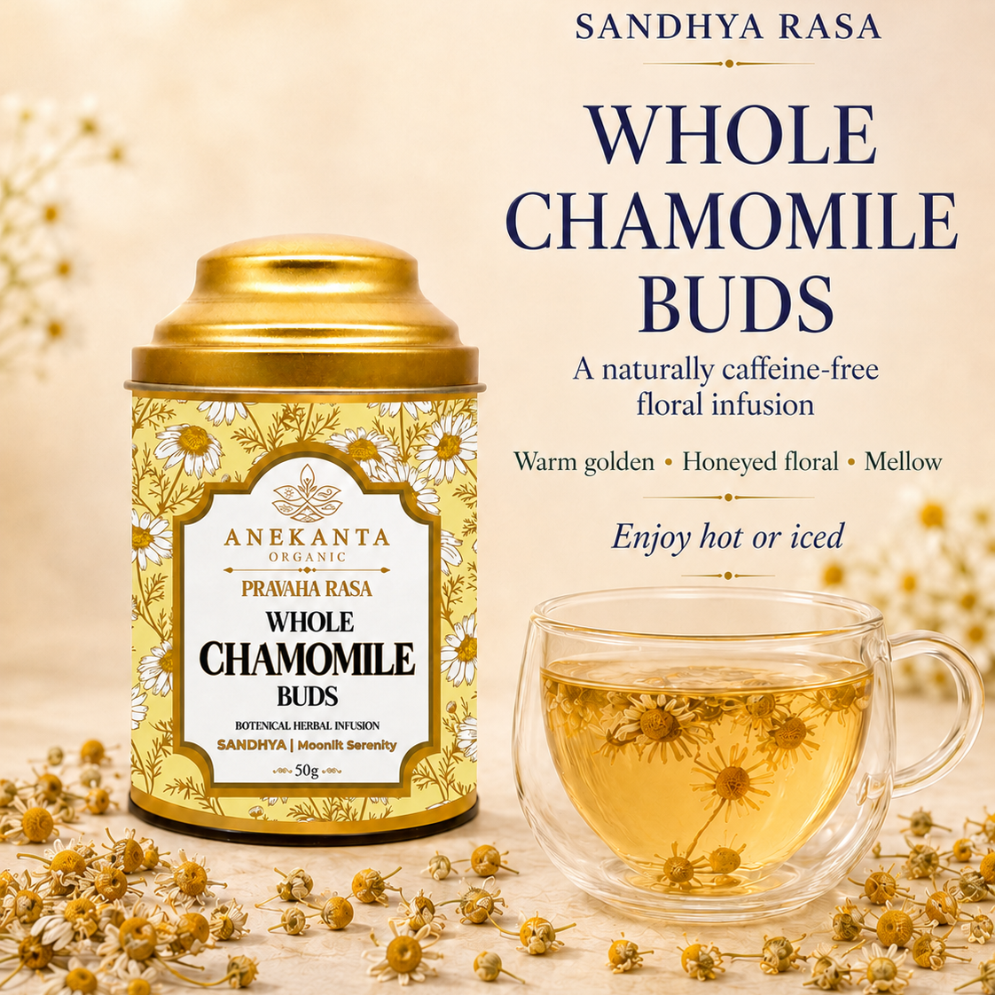 Whole Chamomile Flower Infusion - SANDHYA RASA