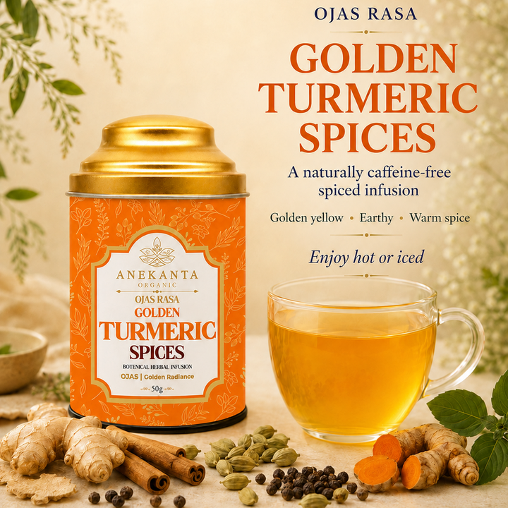 Turmeric, Ginger & Tulsi Botanical Infusion - OJAS RASA