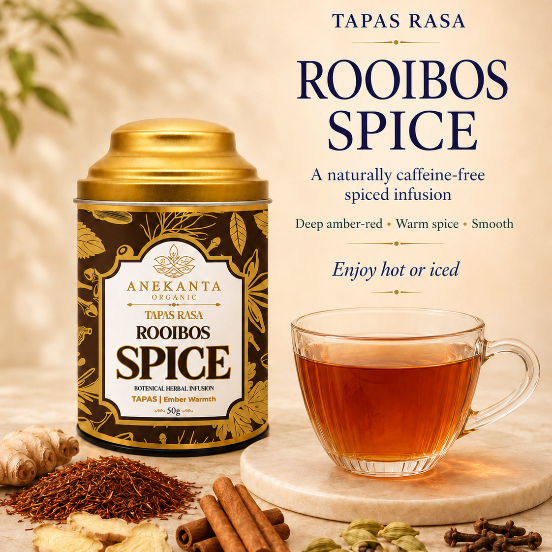 Rooibos & Spice Botanical Infusion - TAPAS RASA