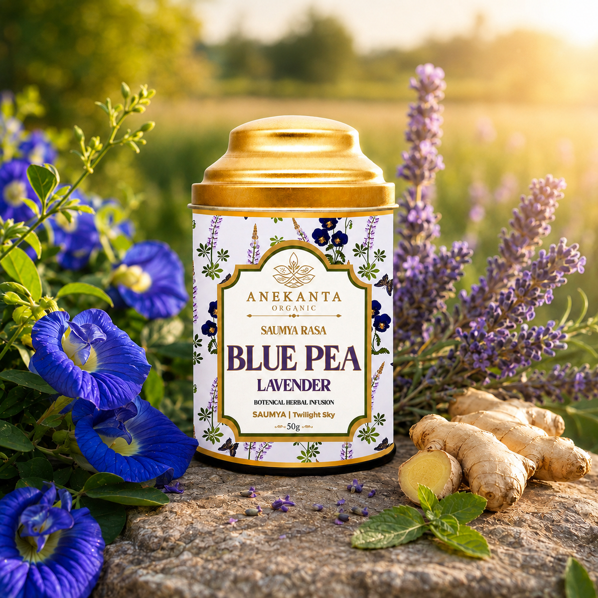 Blue Pea & Lavender Botanical Infusion - SAUMYA RASA