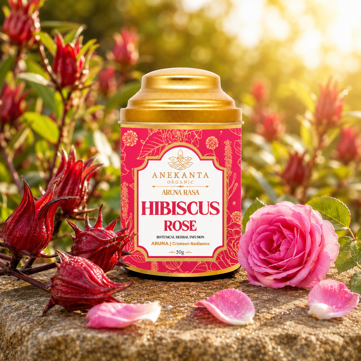 Hibiscus & Rose Botanical Infusion - ARUNA RASA