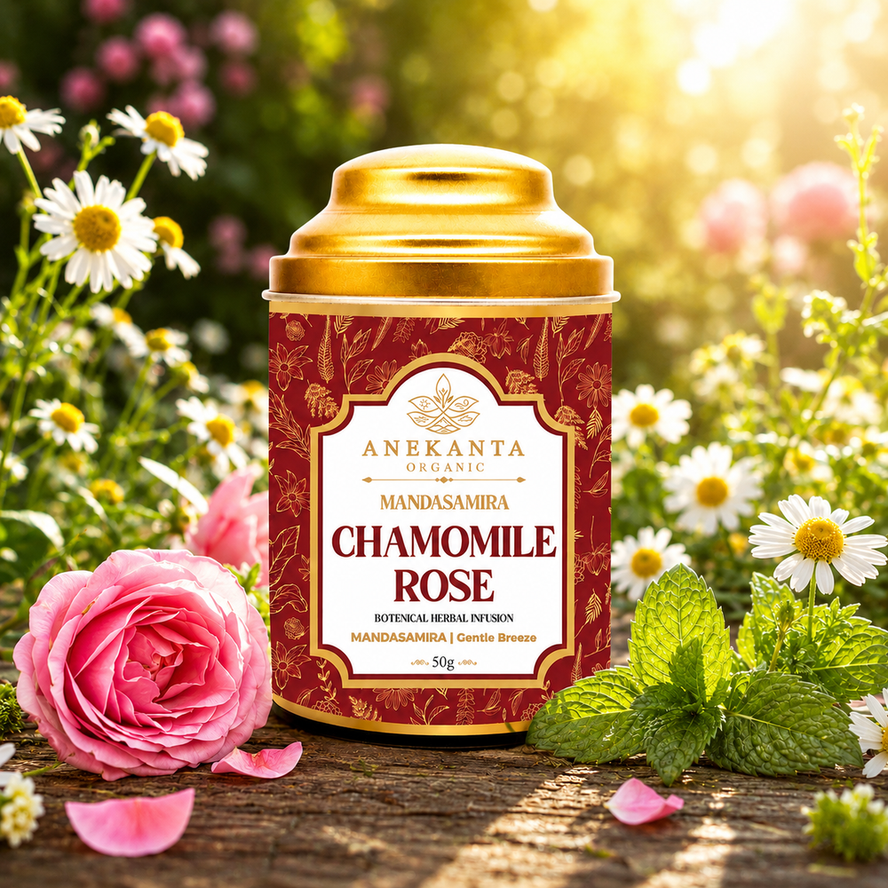 Chamomile, Rose & Spearmint Botanical Infusion - MANDASAMIRA