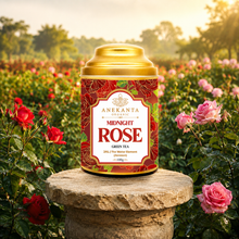 Rose Petal Green Tea - MIDNIGHT ROSE