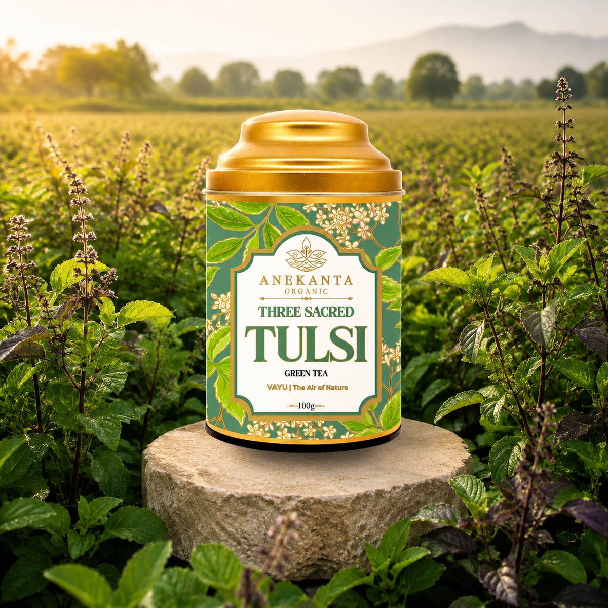 Three Tulsi Green Tea - VAYU