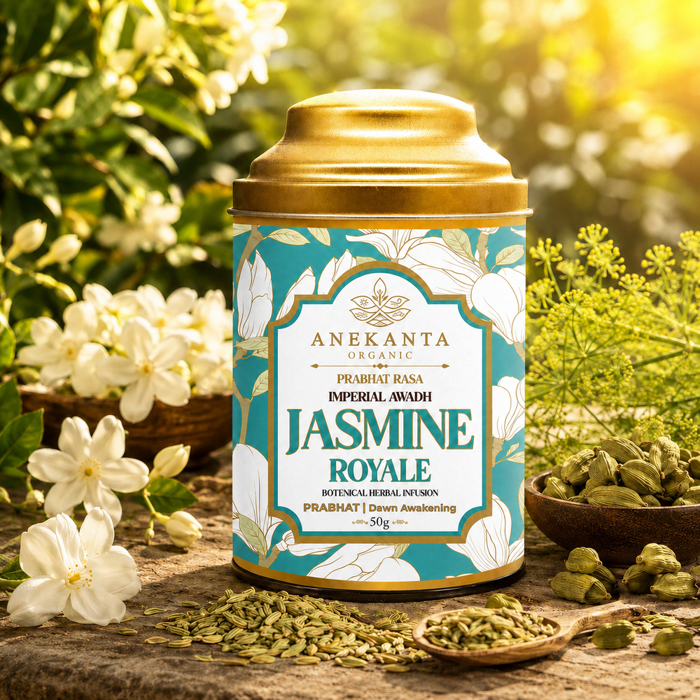 Jasmine, Fennel & Cardamom Botanical Infusion - PRABHAT RASA