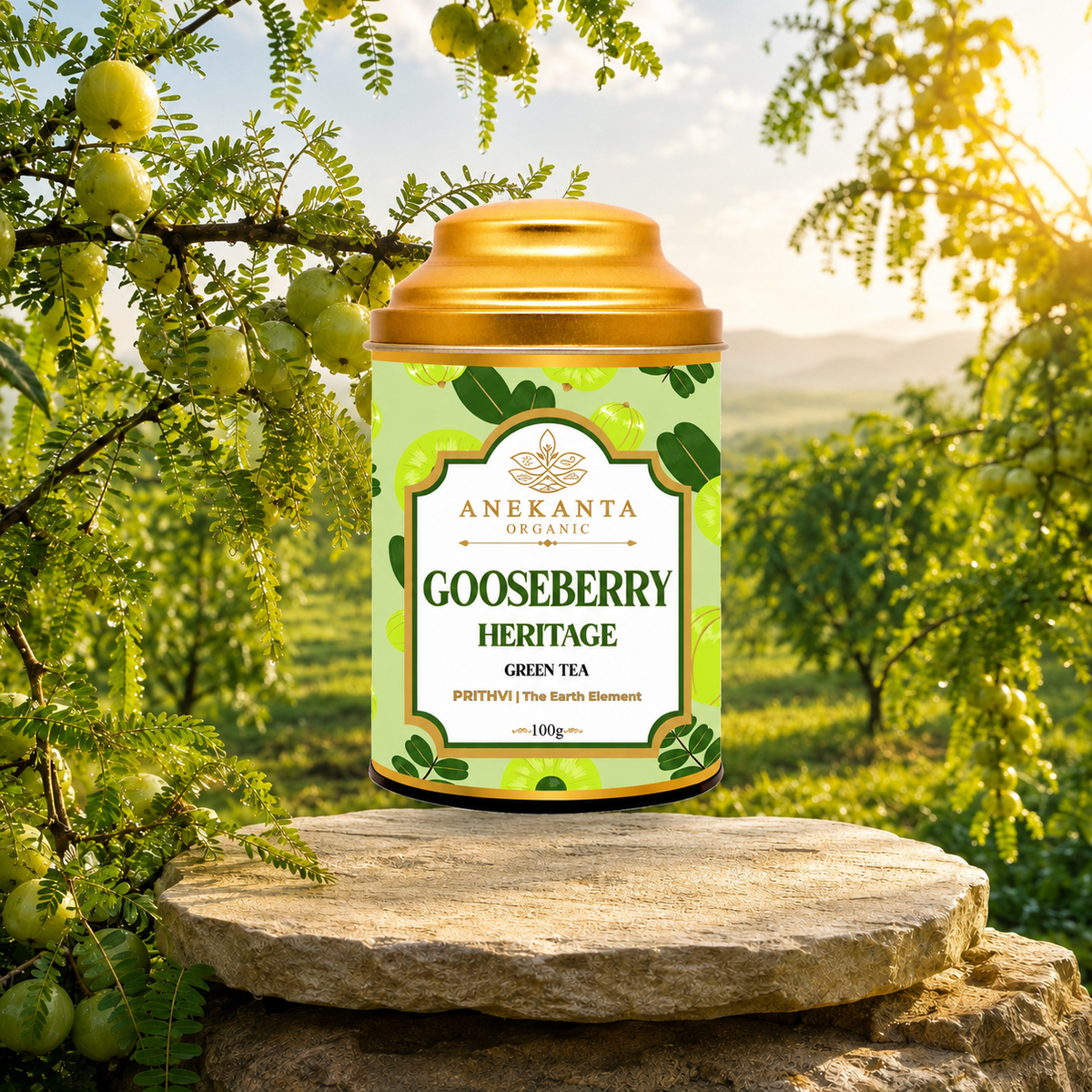Amla (Indian Gooseberry) Green Tea - PRITHVI