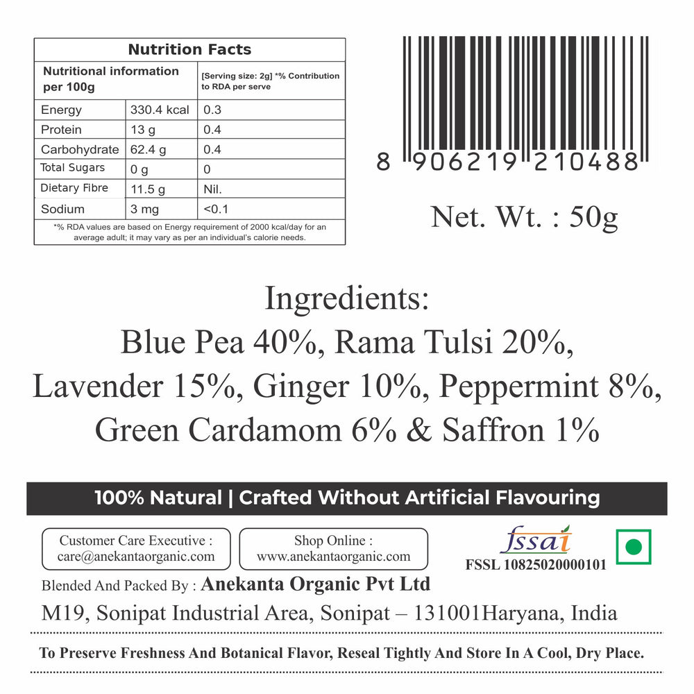 Blue Pea & Lavender Botanical Infusion - SAUMYA RASA