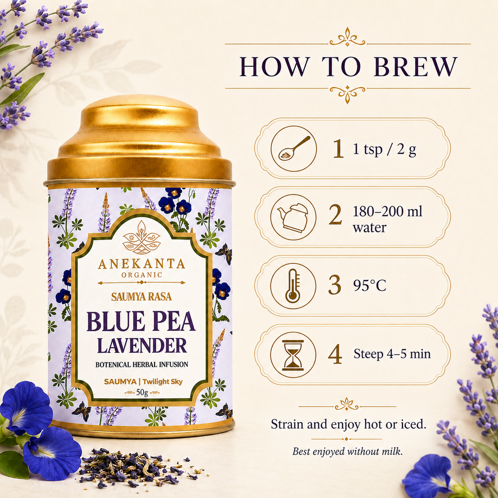 Blue Pea & Lavender Botanical Infusion - SAUMYA RASA