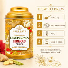 Lemongrass, Hibiscus & Ginger Botanical Infusion - TARANGA RASA