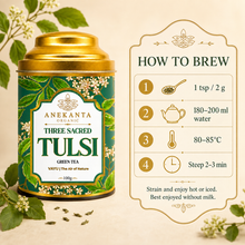 Three Tulsi Green Tea - VAYU