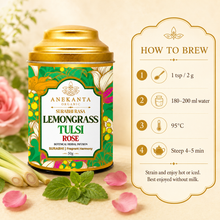 Lemongrass, Tulsi & Rose Botanical Infusion - SURABHI RASA