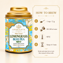 Blue Pea, Lemongrass, Mint & Chamomile Infusion - NEELA RASA