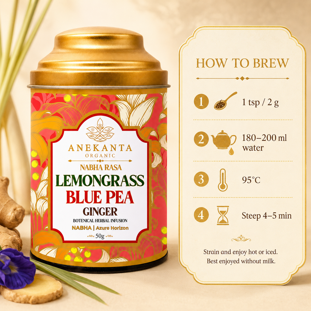 Blue Pea, Lemongrass, Ginger & Lavender Infusion - NABHA RASA