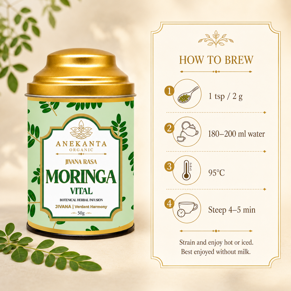 Moringa, Lemongrass & Peppermint Infusion - JIVANA RASA