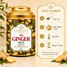 Ginger Green Tea - THE GINGER ROUTE