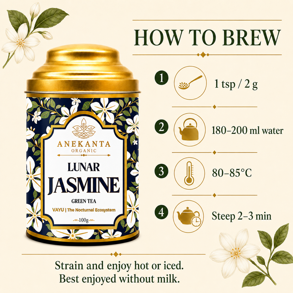 Jasmine Flower Green Tea - LUNAR JASMINE