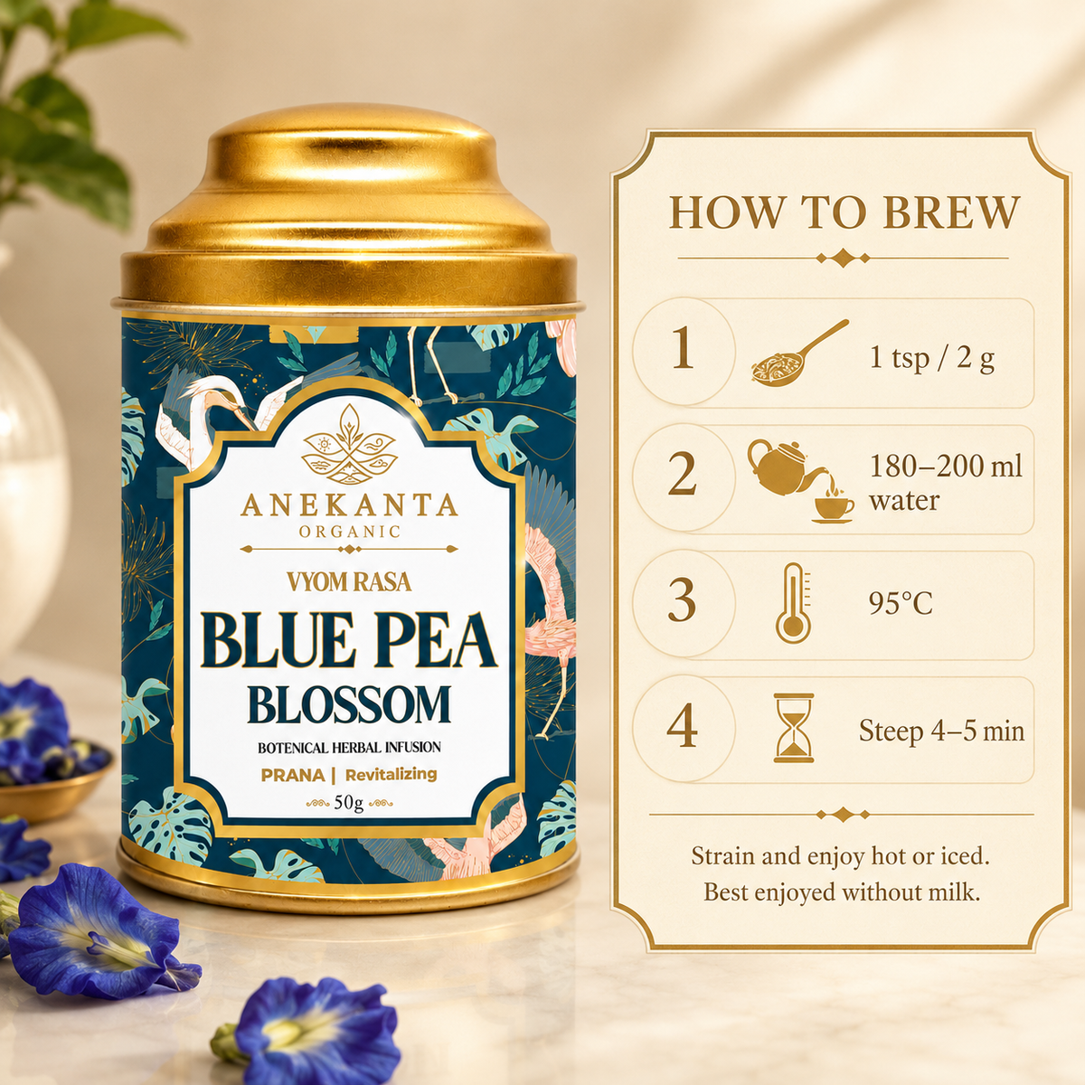 Pure Blue Pea Flower Infusion - VYOM RASA