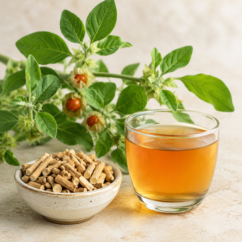 Whole dried ashwagandha - Anekanta Organic Herbal Library
