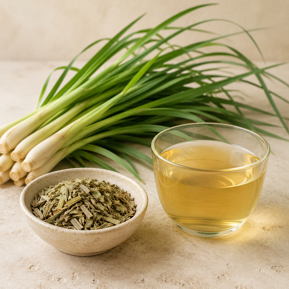 Whole dried lemongrass - Anekanta Organic Herbal Library