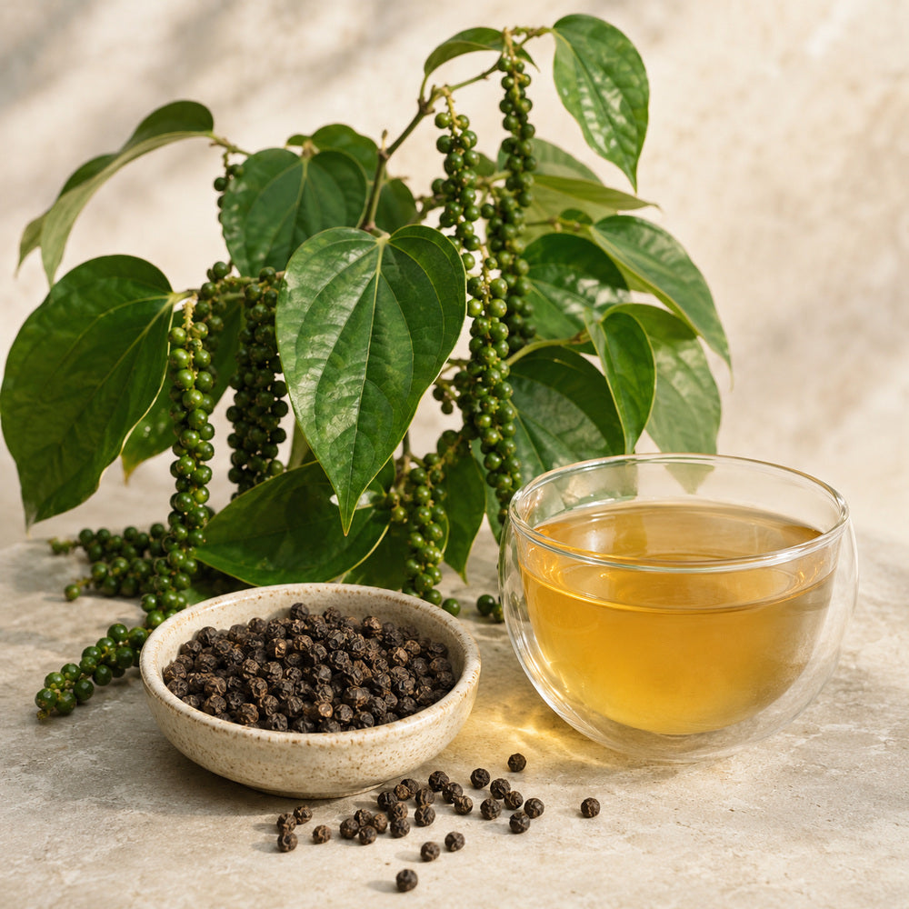 Whole dried black pepper - Anekanta Organic Herbal Library