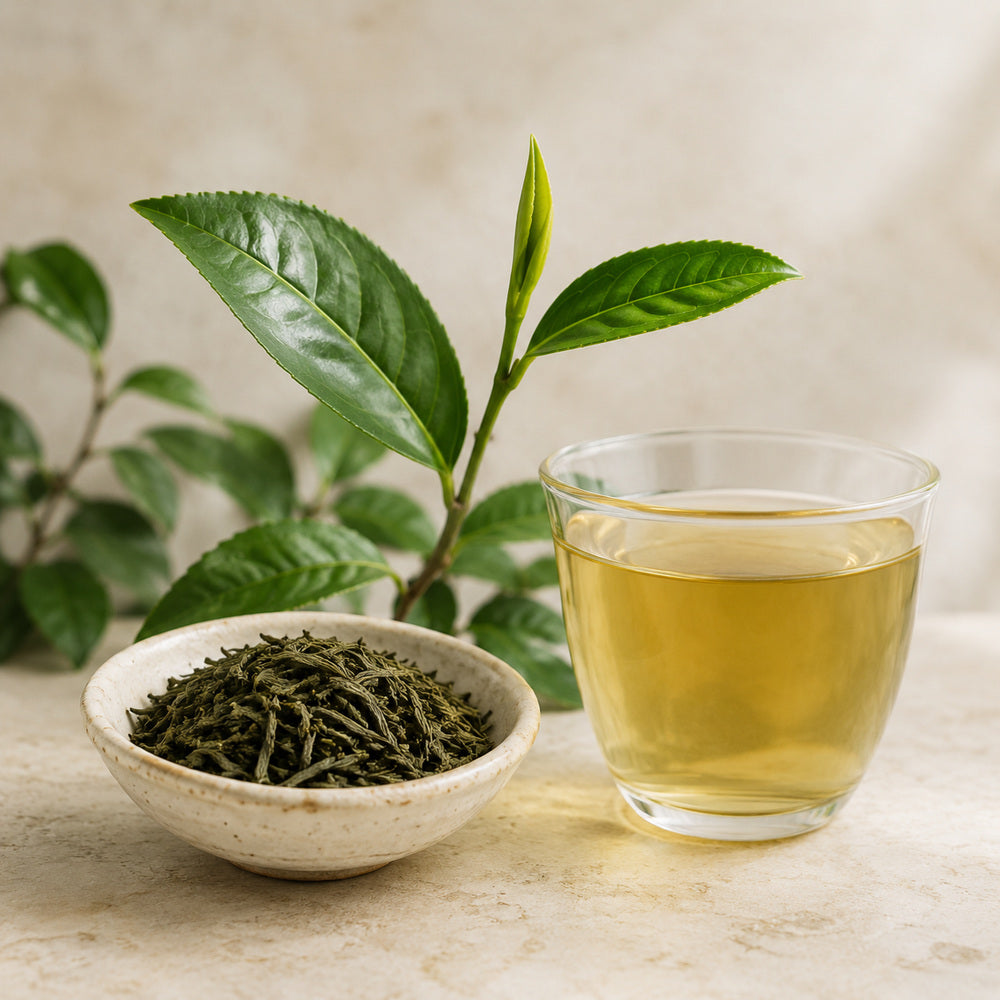 Whole dried tea plant - Anekanta Organic Herbal Library