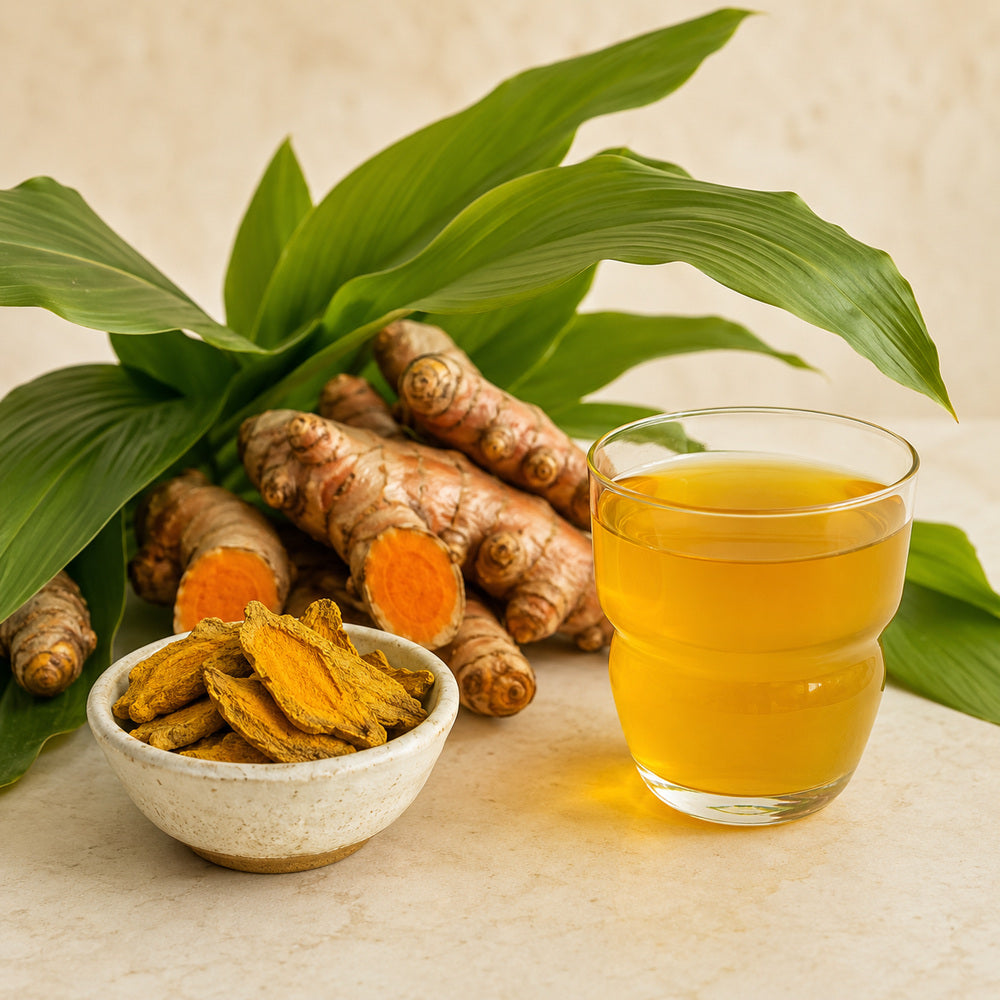 Whole dried turmeric - Anekanta Organic Herbal Library