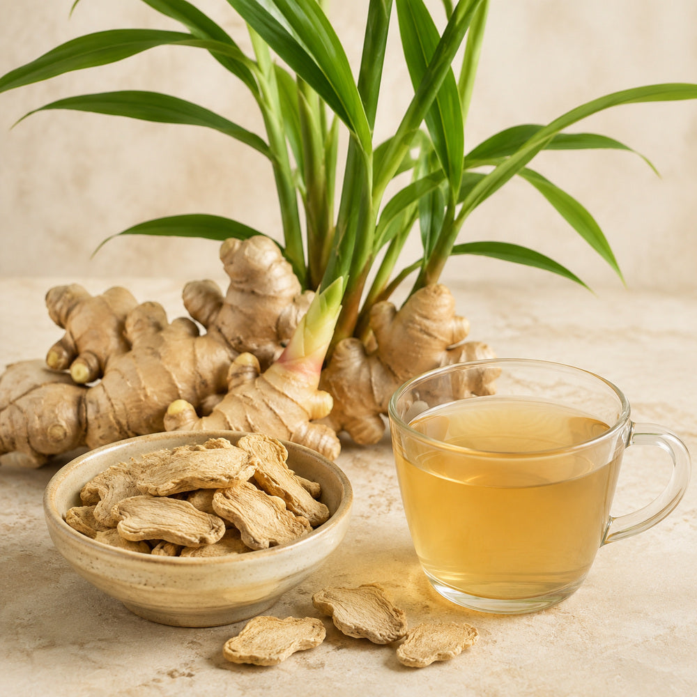 Whole dried ginger - Anekanta Organic Herbal Library