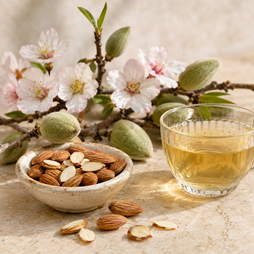 Whole dried almond - Anekanta Organic Herbal Library