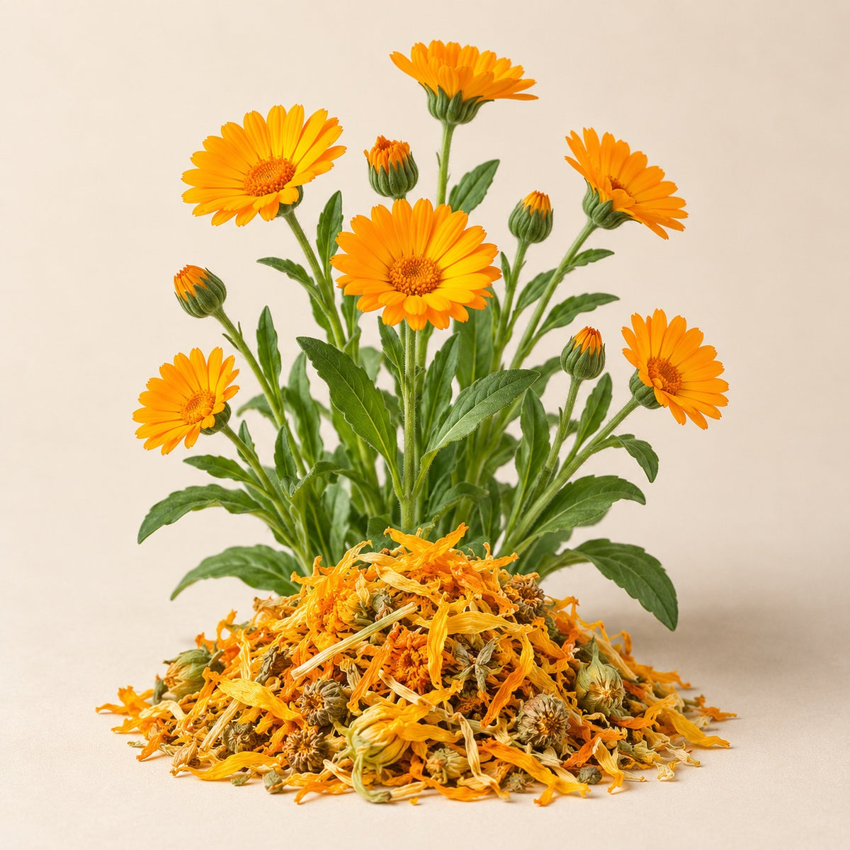 Calendula Flower Tea Bag Cut