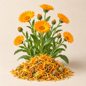 Calendula Flower Tea Bag Cut