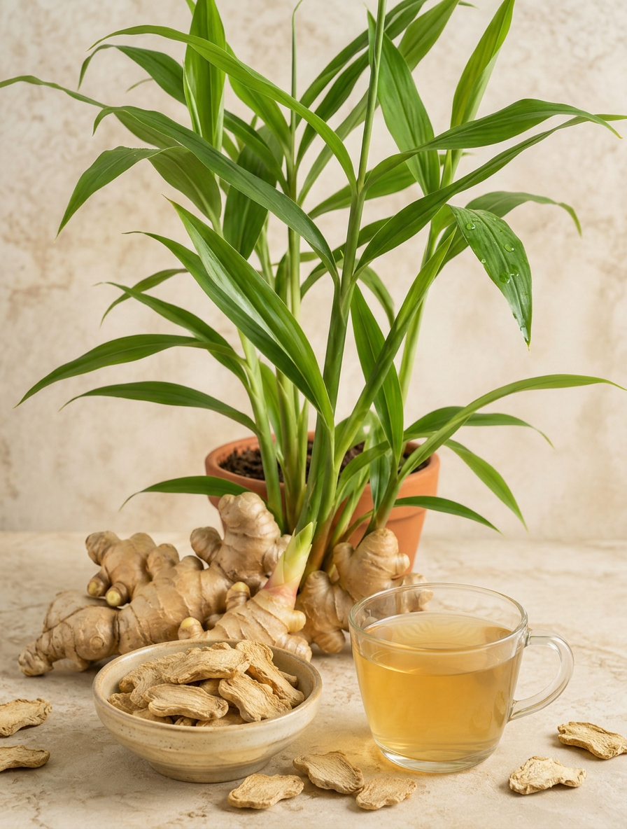 Whole dried ginger - Anekanta Organic Herbal Library