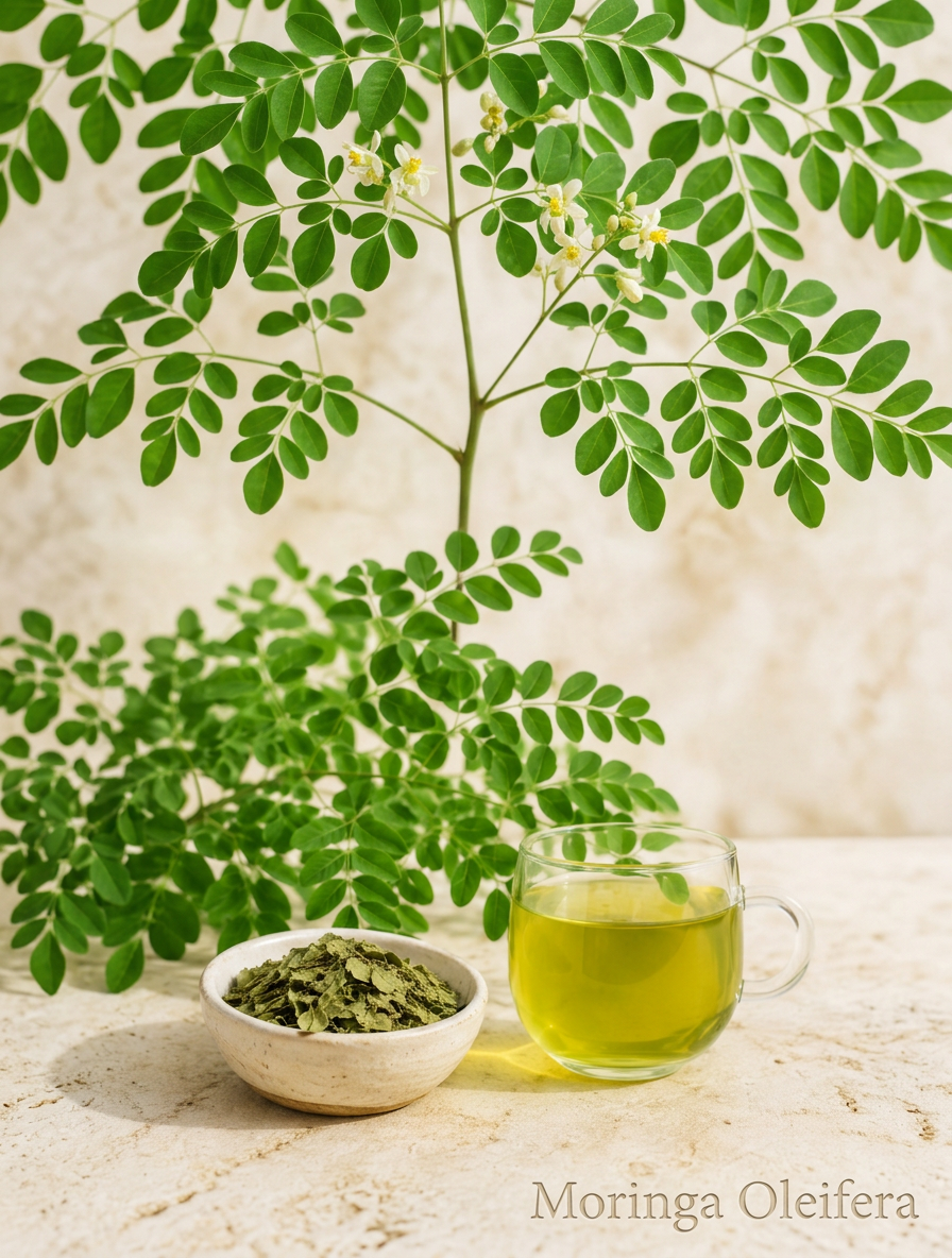 Whole dried moringa - Anekanta Organic Herbal Library