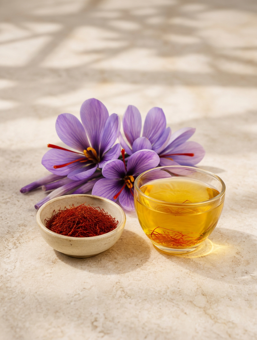 Whole dried saffron - Anekanta Organic Herbal Library