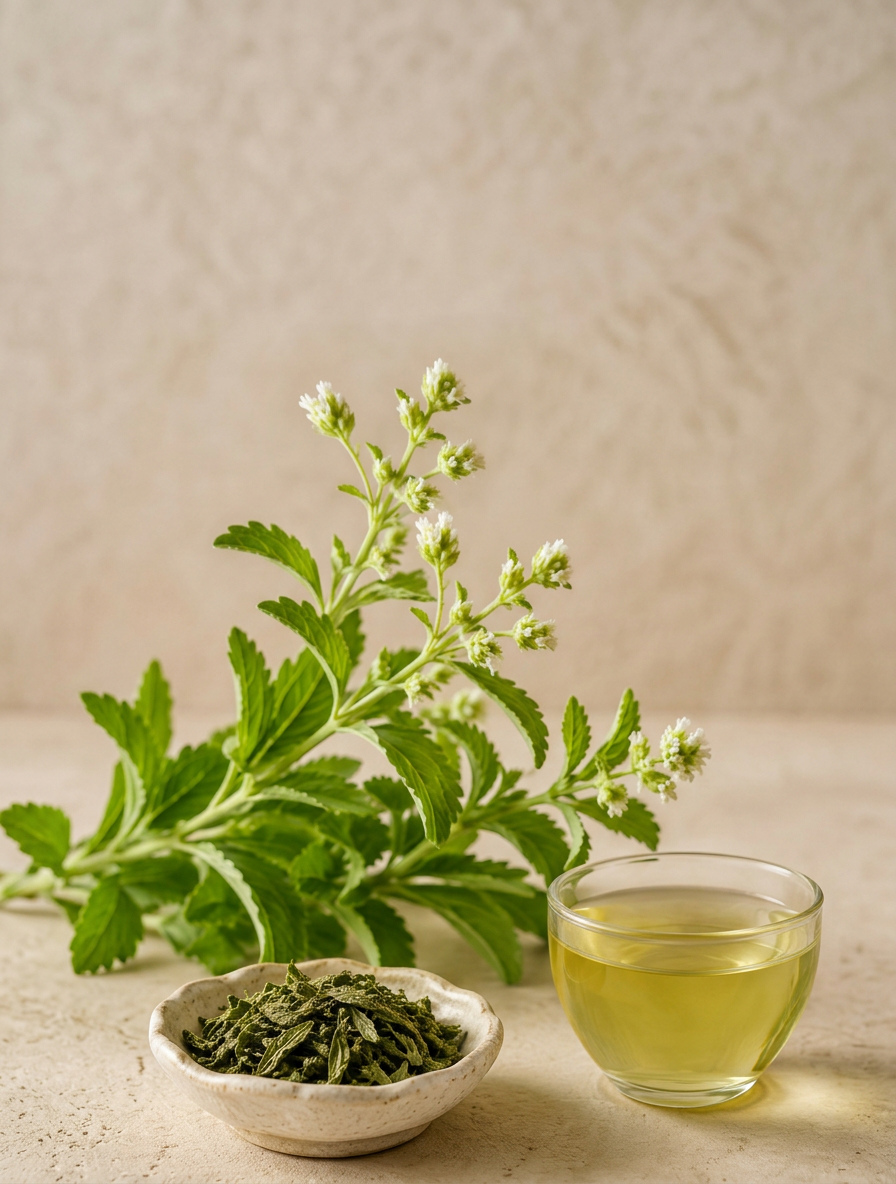 Whole dried stevia - Anekanta Organic Herbal Library